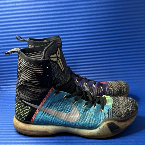 Size 13- Men’s Nike Kobe 10 Elite High What The Basketball Sneakers 815810-900 - Picture 1 of 8